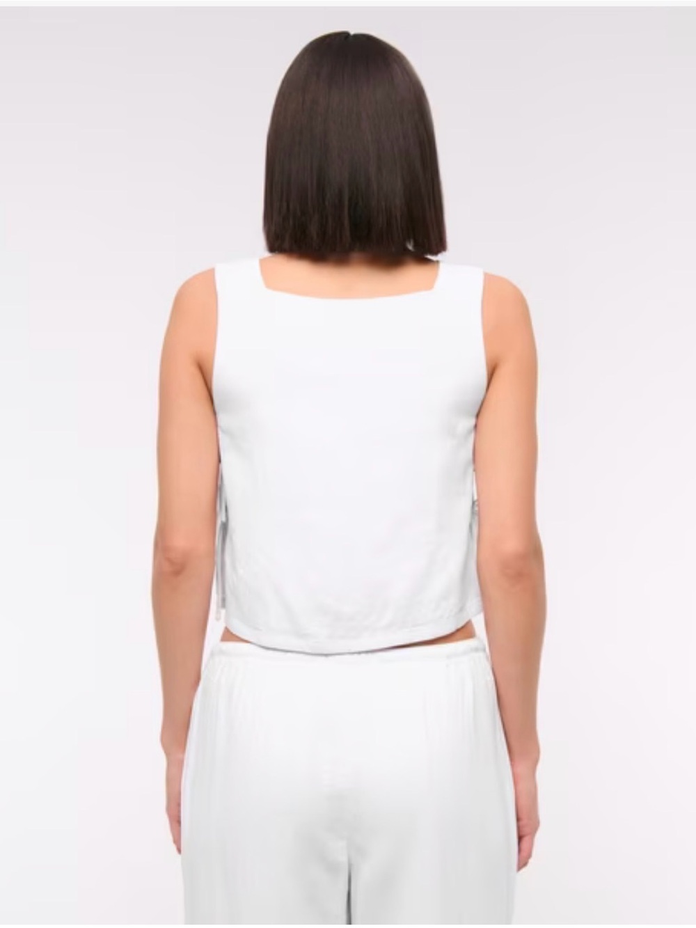 Abercrombie linen blend apron top - Picture 3 of 5